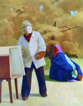 王音 《父亲III》 201×161cm 布面油画 2011 成交价:172.5万元
王音 《父亲III》 201×161cm 布面油画 2011 成交价:172.5万元