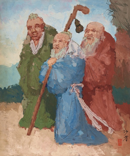 沙耆 《福禄寿三星图》 55×45.8cm 纸板油画 年代不详
估价:¥ 200,000-250,000
沙耆 《福禄寿三星图》 55×45.8cm 纸板油画 年代不详
估价:¥ 200,000-250,000