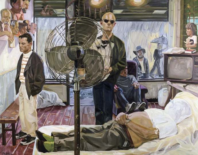 刘小东 《大雨(纽约)》 142×182cm 布面油画 1993
估价:¥ 8,000,000-12,000,000
刘小东 《大雨(纽约)》 142×182cm 布面油画 1993
估价:¥ 8,000,000-12,000,000