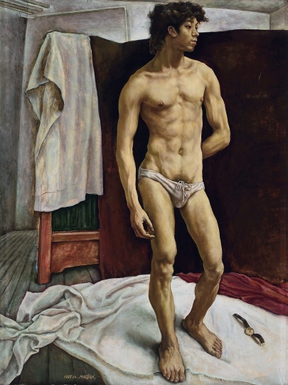 毛焰 《屏风前的遐思》 98.5×73.5cm 布面油画 1989
估价:¥ 2,500,000-3,500,000
毛焰 《屏风前的遐思》 98.5×73.5cm 布面油画 1989
估价:¥ 2,500,000-3,500,000