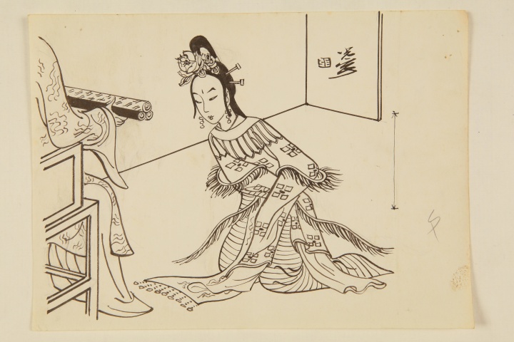 张光宇所画的《金瓶梅》连环画
张光宇所画的《金瓶梅》连环画
