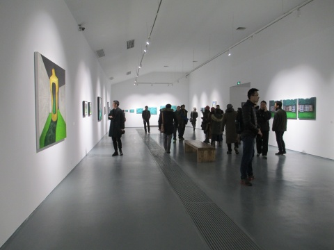 B厅展出袁泽强的“小径分岔的花园”
B厅展出袁泽强的“小径分岔的花园”