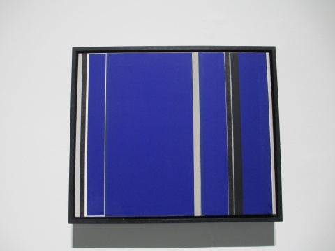 刘可 《重屏·蓝之三》 50×60cm 康戴里纸、藏纸 2015 刘可 《重屏·蓝之三》 50×60cm 康戴里纸、藏纸 2015