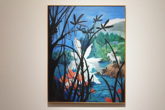 《穹顶之下No.6》 80×100cm 布面丙烯 2015
《穹顶之下No.6》 80×100cm 布面丙烯 2015
