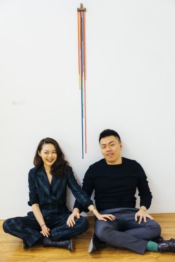 藏家、木木美术馆创始人晚晚&林瀚
藏家、木木美术馆创始人晚晚&林瀚