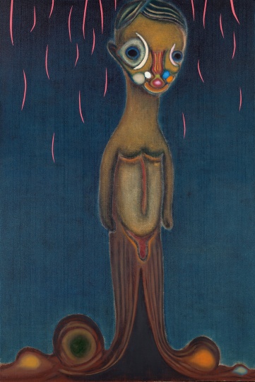 加藤泉 《无题》 194×130.3cm 布面综合材料 2012
加藤泉 《无题》 194×130.3cm 布面综合材料 2012