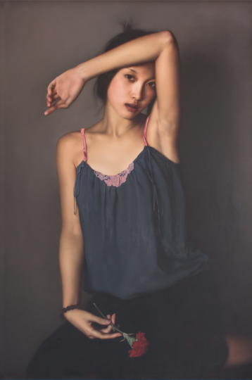 李贵君 《熟悉的目光》 90×60cm 布面油画 2006
李贵君 《熟悉的目光》 90×60cm 布面油画 2006