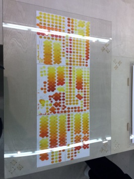 现场展出的小稿,实验痕迹浓郁
现场展出的小稿,实验痕迹浓郁