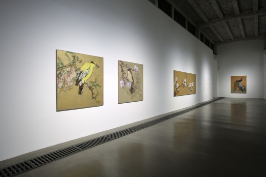 《画鸟》 150×150cm 布面丙烯 2015
