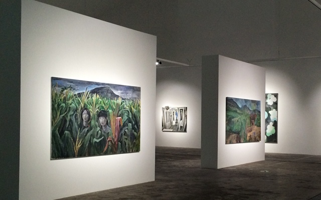 2014年,《自觉:绘画十二观》展览现场
2014年,《自觉:绘画十二观》展览现场