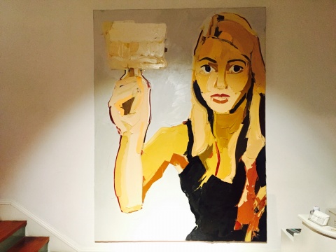 《Tamen》 布面油画 230 x 170 cm 2015
《Tamen》 布面油画 230 x 170 cm 2015