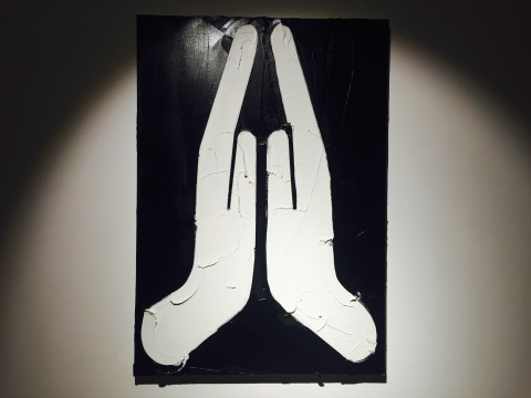 《Betenschild》布面油画 100 x 70 cm 2015
《Betenschild》布面油画 100 x 70 cm 2015