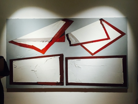 《Red box sample》 布面油画 150 x 260 cm 2015
《Red box sample》 布面油画 150 x 260 cm 2015