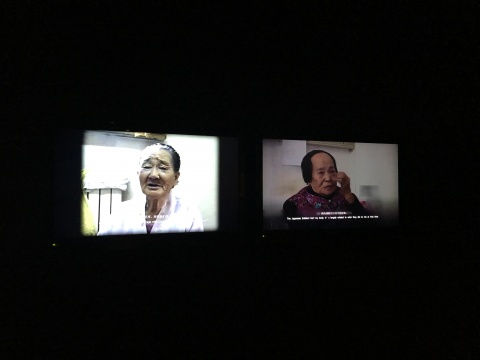 Airan Kang 《请回答》 作品现场，关于二战时期慰安妇的命运
