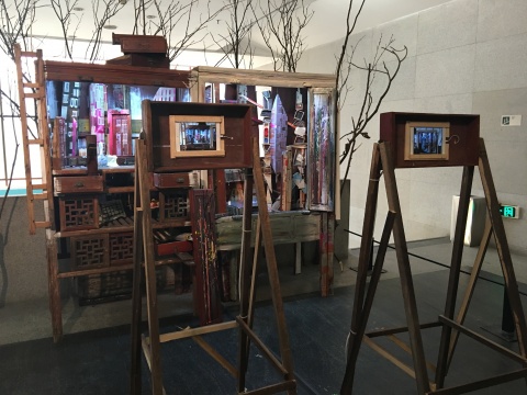 胡项城《又是森林遍地》作品现场
胡项城《又是森林遍地》作品现场