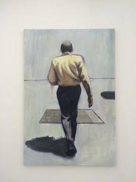 《离开教室的Beuys》 231×156cm 布面油画 2015 《离开教室的Beuys》 231×156cm 布面油画 2015