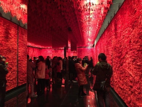 “上世纪”个展中《人墙》作品,60万小红人的人海
“上世纪”个展中《人墙》作品,60万小红人的人海