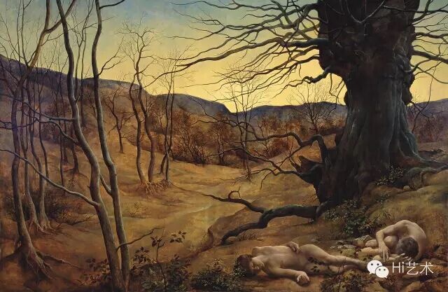 《沉重如迷的呼吸》 130×200cm 布面油画 2015
《沉重如迷的呼吸》 130×200cm 布面油画 2015