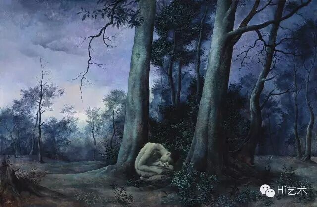 《弥散的紫色》 130×200cm 布面油画 2015
《弥散的紫色》 130×200cm 布面油画 2015