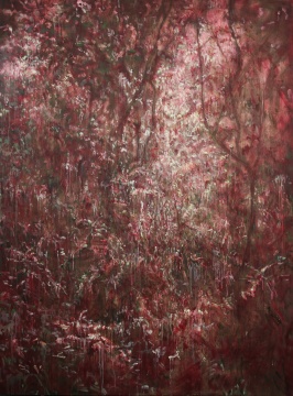 罗荃木 《风景》 250×180cm 布面油画 2015
