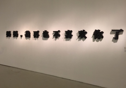 蔡雅玲 《妈妈,我再也不喜欢你了》 30×360×8cm 枣木 2015
蔡雅玲 《妈妈,我再也不喜欢你了》 30×360×8cm 枣木 2015