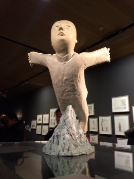 《我想飞》40×41×32cm 玻璃钢 2007 《我想飞》40×41×32cm 玻璃钢 2007