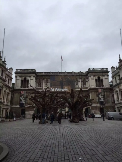 艾未未在英国皇家艺术学院的展览现场 艾未未在英国皇家艺术学院的展览现场
