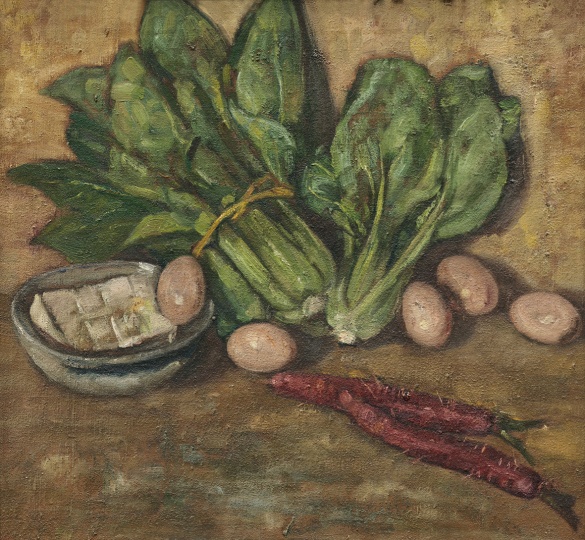Lot 398 孙宗慰 《家常菜》 49×52cm 布面油彩 1942
估价:RMB 200,000-300,00
Lot 398 孙宗慰 《家常菜》 49×52cm 布面油彩 1942
估价:RMB 200,000-300,00