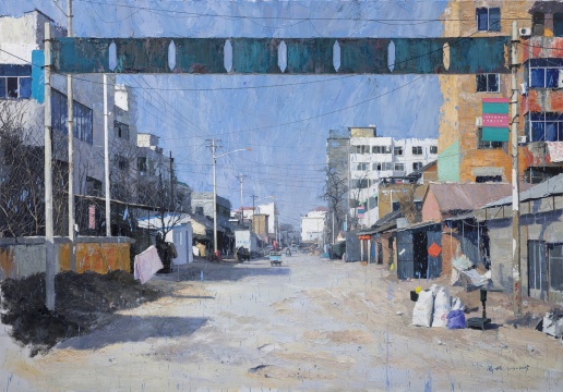 周栋 《一路走下去,不要有目的》 215×300cm 布面油画 2014-2015 周栋 《一路走下去,不要有目的》 215×300cm 布面油画 2014-2015