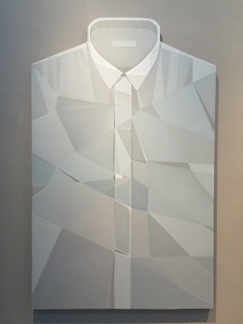 郭剑 《衬衣 (灰)》 210x130cm 布面油画 2014
郭剑 《衬衣 (灰)》 210x130cm 布面油画 2014