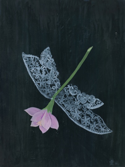 《献给弗里达的花 》(右眼画) 《献给弗里达的花 》(右眼画)