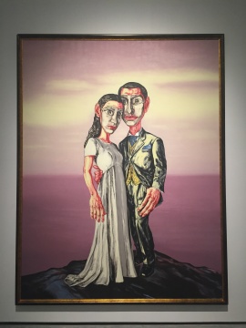 曾梵志 《A系列之3 ·婚礼》 225×290cm 布面油画 2001
