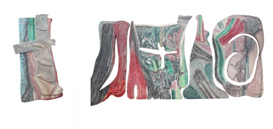《无题》 470×500cm 综合材料 2015
《无题》 470×500cm 综合材料 2015
