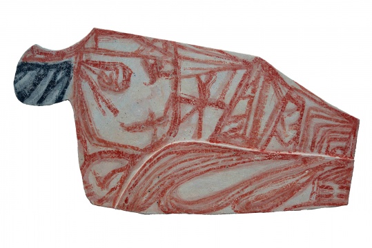 《无题》 234×122cm 综合材料 2014
《无题》 234×122cm 综合材料 2014