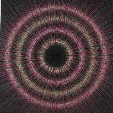 孟禄丁《元速1201》200x200cm 布面丙烯 2011
孟禄丁《元速1201》200x200cm 布面丙烯 2011