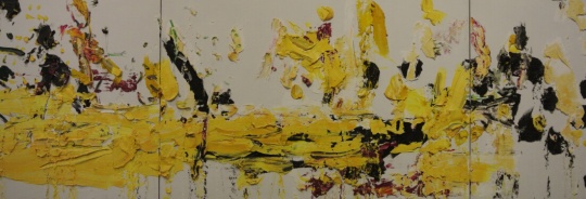 朱金石 《权利与绘画》 200×900cm 布面油画 2010
