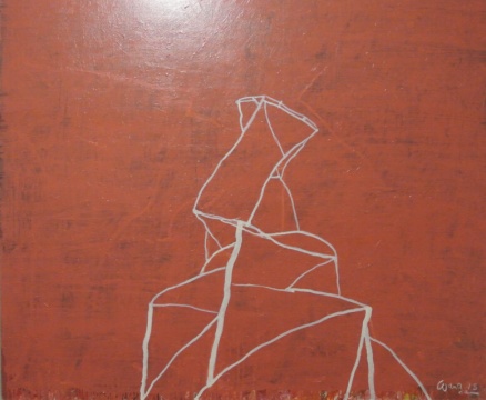 王川《线之五》150x180cm 布面油画 2015 王川《线之五》150x180cm 布面油画 2015