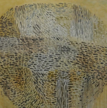 余友涵 《2015,1,22》 120×120cm 布面丙烯 2015
