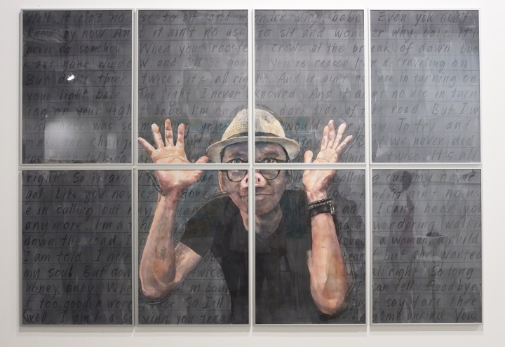 Agus Suwage 《Don't think twice it's all right》140×200cm water color on paper 2016 售价:5万美金
Agus Suwage 《Don't think twice it's all right》140×200cm water color on paper 2016 售价:5万美金