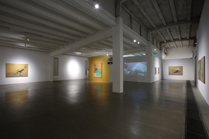 叶永青个展现场
叶永青个展现场