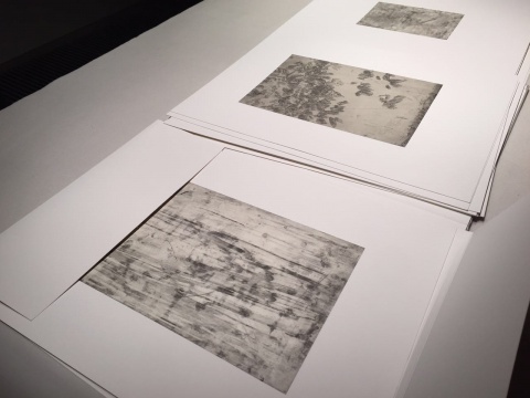 观者可以近距离感受作品的质感
观者可以近距离感受作品的质感