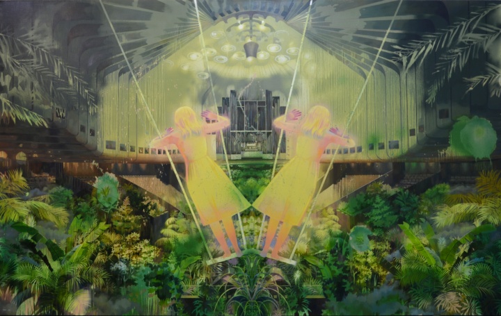 《Wonder Land》170×270cm 布面油画 2015
《Wonder Land》170×270cm 布面油画 2015