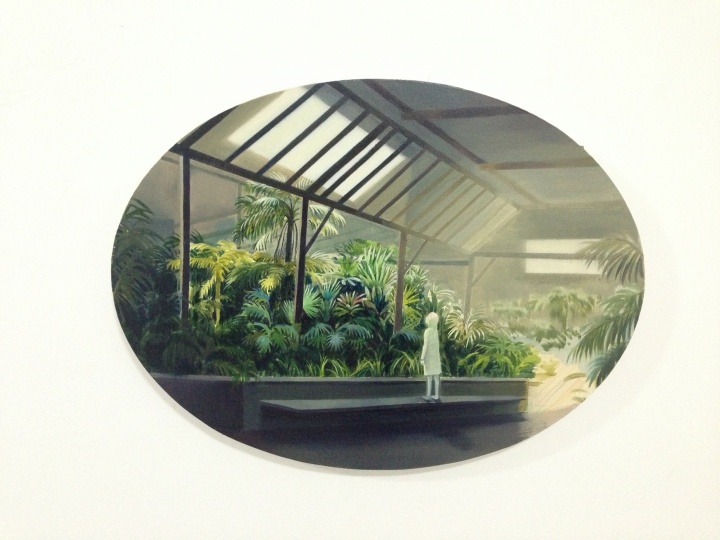 《植物园1》 30×40cm 布面油画 2014
《植物园1》 30×40cm 布面油画 2014