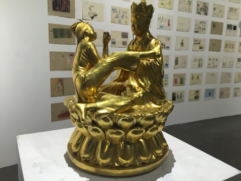 李占洋雕塑作品《唐僧和妖精》
李占洋雕塑作品《唐僧和妖精》