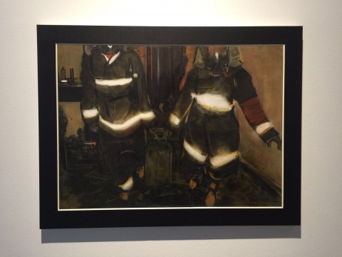 《2015:无题之一》 55×75cm 纸上综合材料 2015
《2015:无题之一》 55×75cm 纸上综合材料 2015