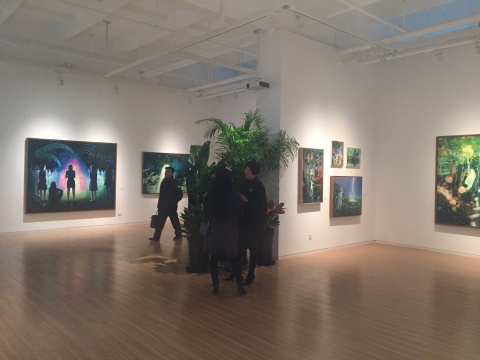 莫頔作品展览现场
莫頔作品展览现场