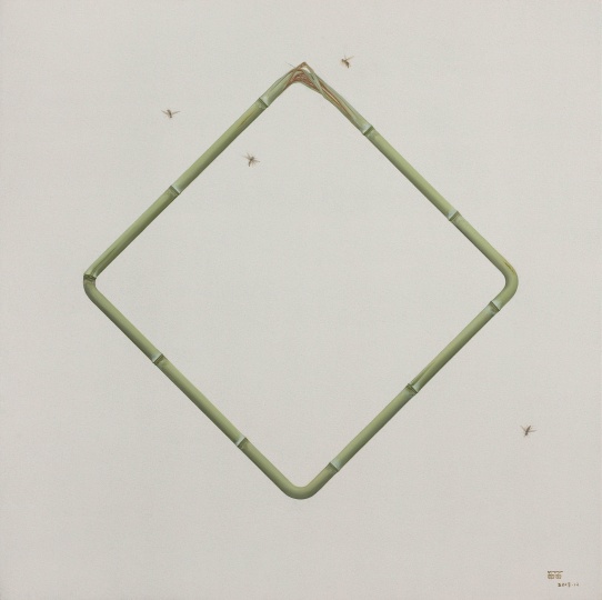 吴笛笛 《竹》 120x120cm 布面油画 2013
吴笛笛 《竹》 120x120cm 布面油画 2013
