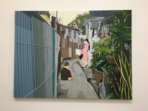 《破日子》 180×240cm  布面丙烯   2014
