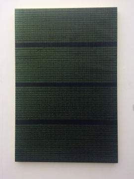 迟群 《相交-黄绿.1》 150×100cm 布面油画 2015