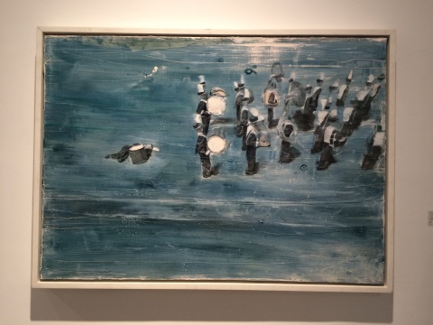 涂曦 《乐队》NO.1 100×140cm 布面油画 2013 涂曦 《乐队》NO.1 100×140cm 布面油画 2013